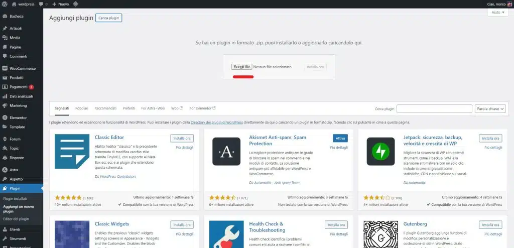 screen tutorial woocommerce spedizioni