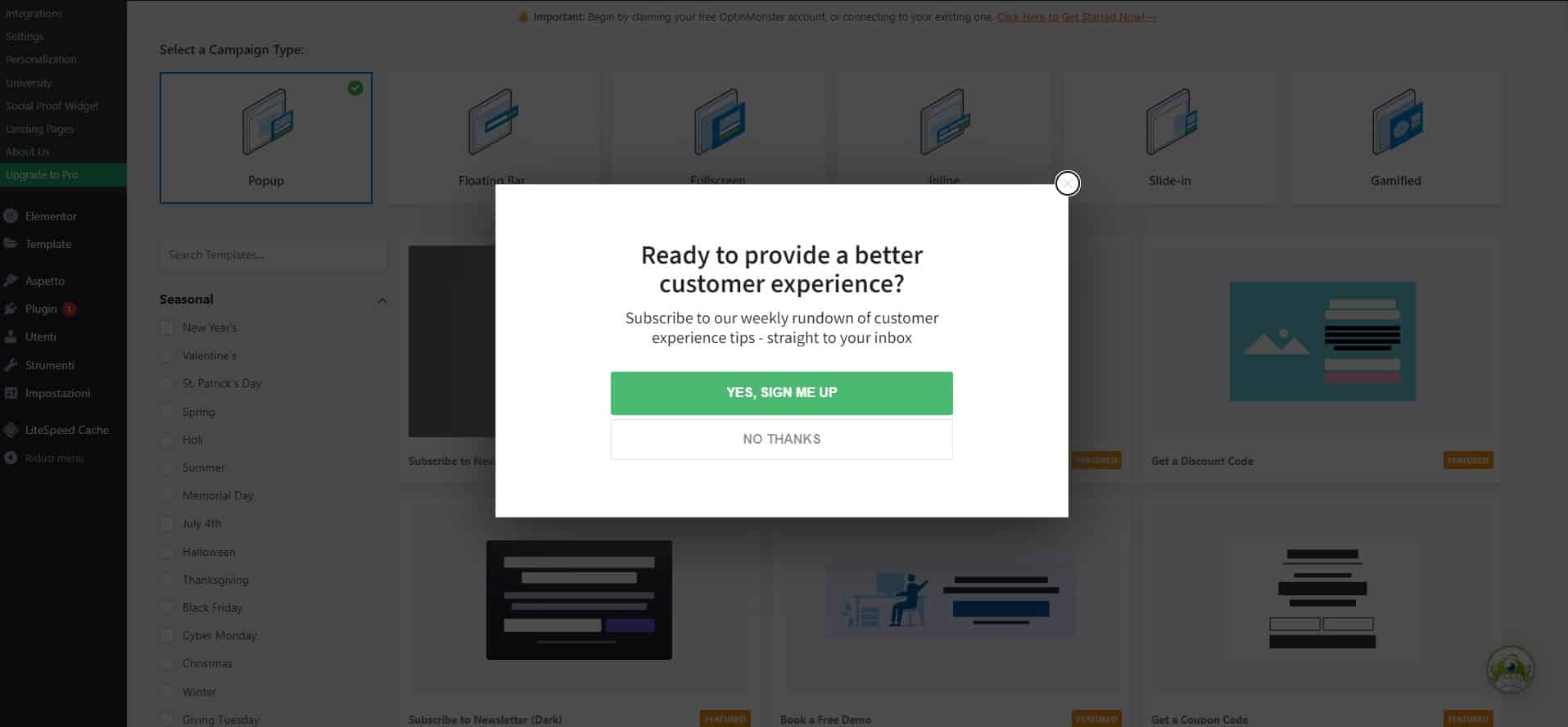 I Migliori Plugin per la Gestione dei Popup WordPress 9 screen che mostra come installare un plugin di popup wordpress