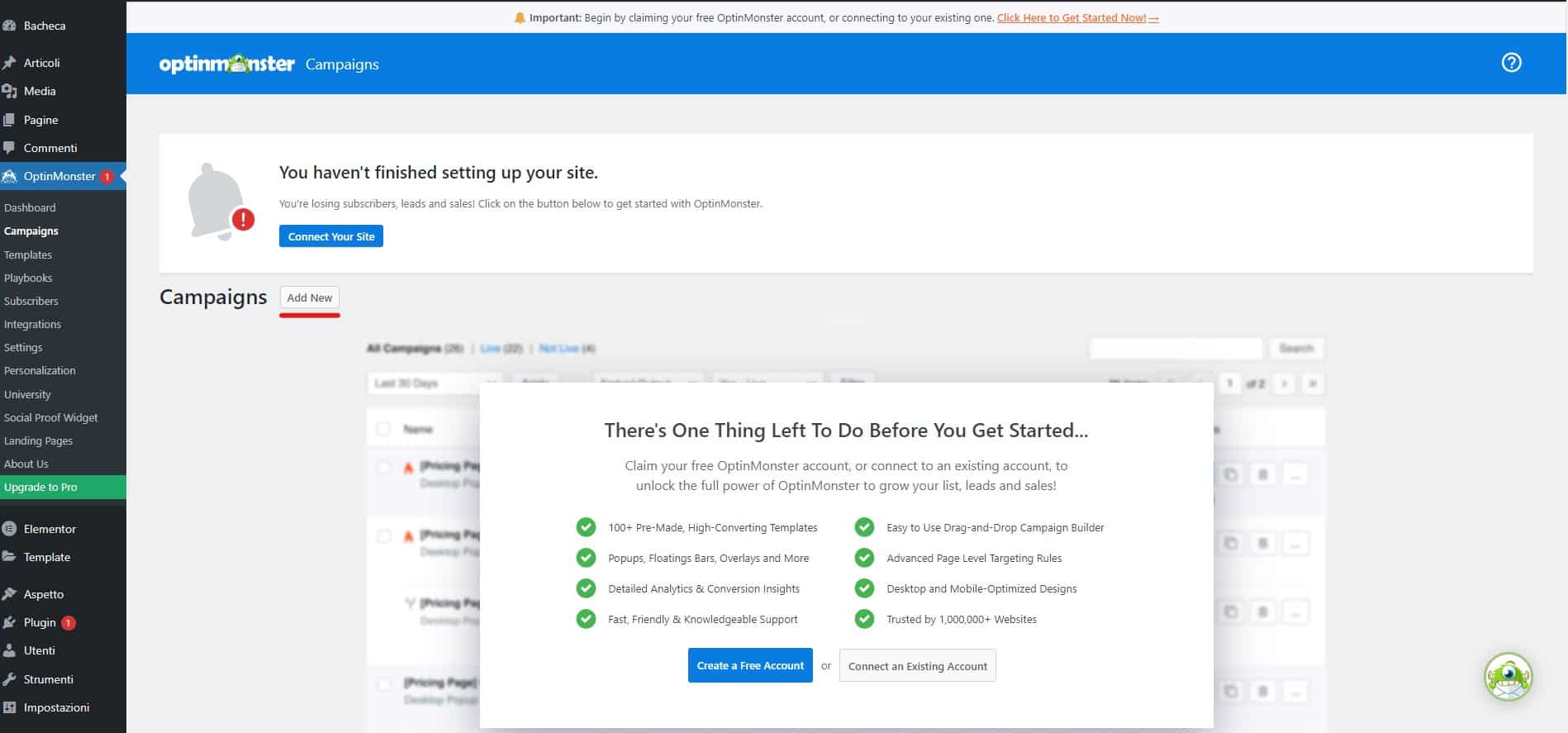 I Migliori Plugin per la Gestione dei Popup WordPress 7 screen che mostra come installare un plugin di popup wordpress