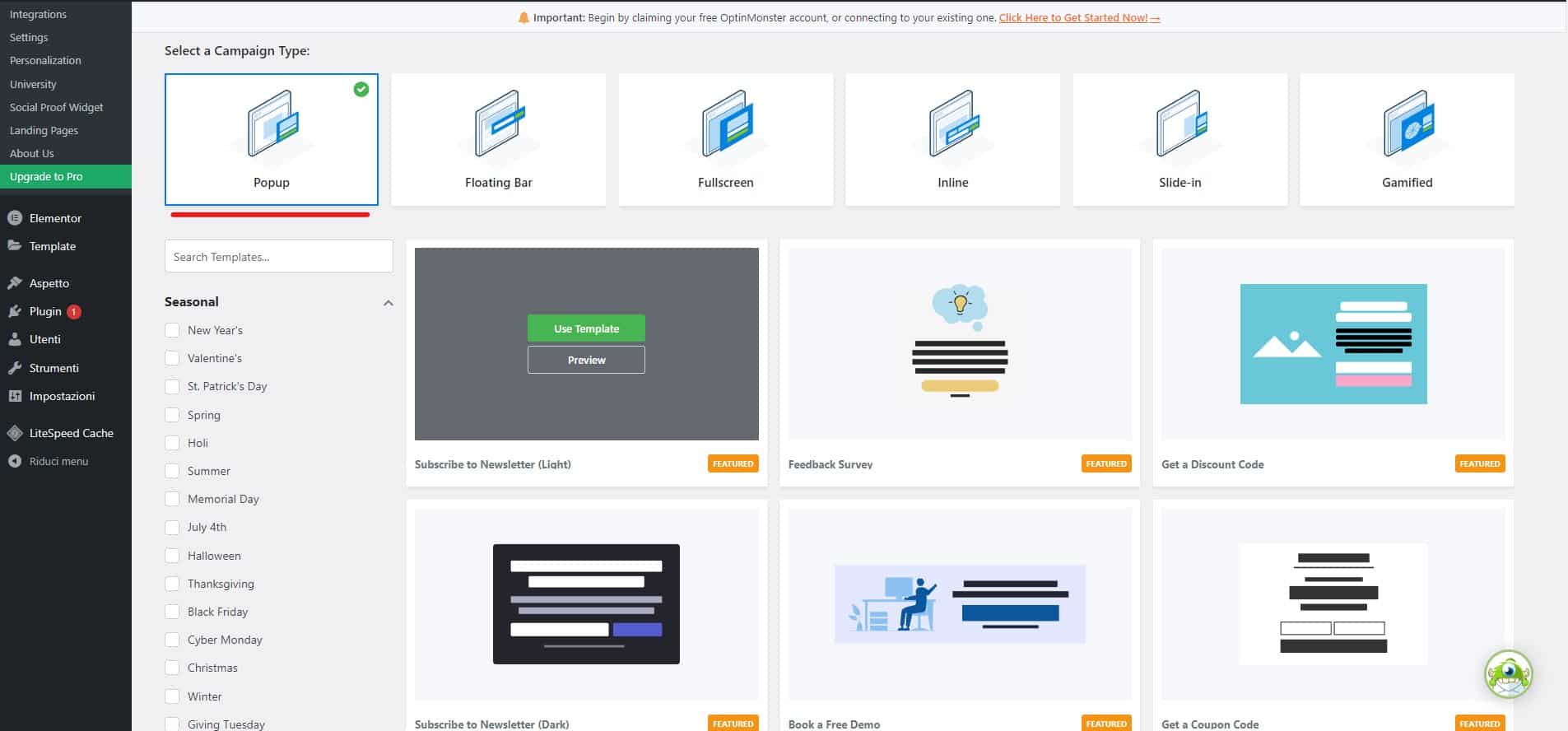 I Migliori Plugin per la Gestione dei Popup WordPress 8 screen che mostra come installare un plugin di popup wordpress