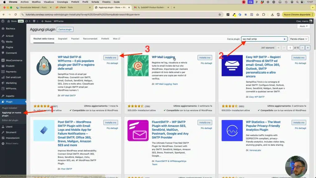 Installare e configurare WP Mail SMTP