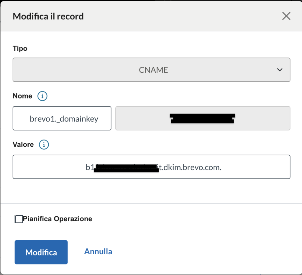 Come Configurare DNS Brevo, DKIM e TXT